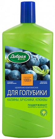 Добрая Сила для Голубики и Лесных Ягод 1л, 1/9 фото Добрая Сила для Голубики и Лесных Ягод 1л, 1/9 - "Наш сад"