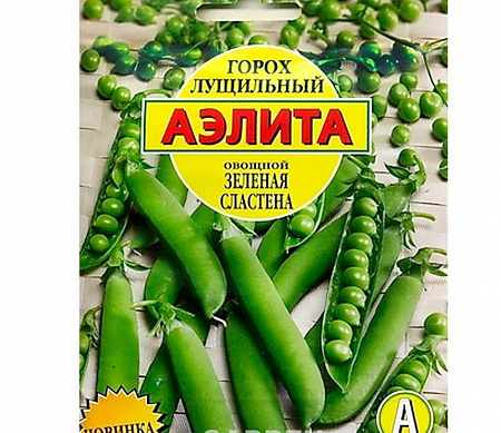 Горох Зеленая Сластена 25гр, овощной (Аэлита) - "Наш сад"